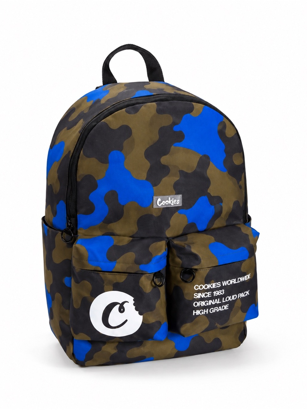 Cookies Off The Grid Smell Proof Backpack Cookies Blue Camo HTF NWT